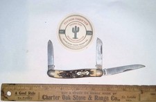 Schrade Uncle Henry 897UH Three Blade Folding Knife Made in The USA. picture