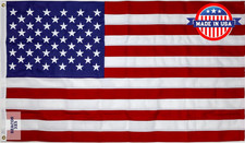 Durable 3x5 American Flag - Made in USA with Brass Grommets for Outdoors picture