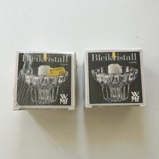 Bleikristall Crystal Candle Stick Holders Pair New Sealed picture