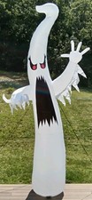 Vintage 2000s Gemmy Halloween Ghost Inflatable Yard Decor 12 Feet Tall picture