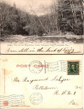 Philadelphia PA View on the Wissahickon Creek, Fairmount Park Postcard 72212 picture