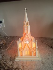 Vintage Raylite Christmas Cathedral perfect condition picture