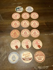 Vintage Milk Tops LOT of 17 picture