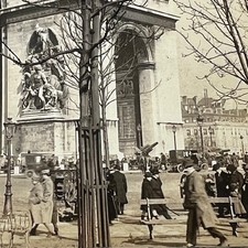 Arc de Triomphe Paris Stereoview Keystone View Co. 1900s France picture