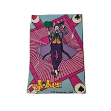 Joker 1984 Kenner DC Comics Super Powers Action Figure Backing Card Cutout picture