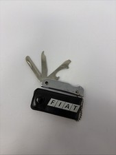 Vintage Fiat Keychain Knife Holder - Bassett USA Multitool - Grove Hydraulic picture