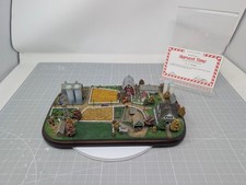 Danbury Mint Harvest Time by Bob Russell Miniature Farm Display Vintage w/COA picture
