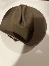 Australian Army Slouch Hat Khaki Fur Felt by Mountcastle, Sz 59 picture