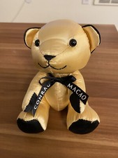 Conrad Macau Macao Golden Stuffed Animal Bear Hotel Memorabilia picture