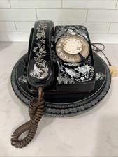 Vtg Korean Phone Mother Of Pearl Kitsch Great Eye Candy Rare Conversation picture