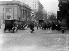 Street scene corner of G Street Washington DC Ca 1913-1918 Old Photo picture