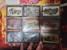Lot Of 9 Harley Davidson Collector Cards  picture