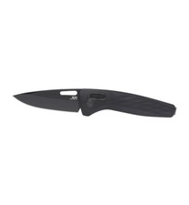 SOG One Zero XR Folder Cryo CPM S35Vn Steel Drop Point Knife Black Chrome picture