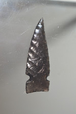 Primitive Projectile Point Repro Pacific Northwest Obsidian picture