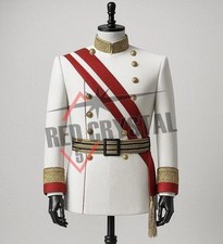 White Emperor Uniform Imperial Regiment Jacket Military Officer Wool Jacket picture