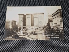 St. Francis Hotel Facing Union Square San Francisco CA RPPC Photo Postcard 2966 picture