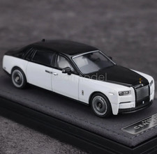 Banana 1:64 Scale Black White Phantom VIII Centenary Diecast Metal Car Model picture