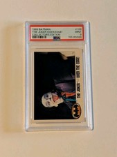 Batman 1989 Topps The Joker-Over The Edge Collector's Edition 129 PSA 9 picture