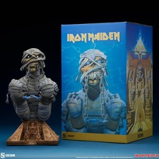 Iron Maiden Sideshow Collectibles Powerslave Eddie bust Figure Statue picture