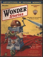 Wonder Stories 1931 December. Robot cover.   Pulp picture