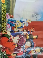 Sakura Wars Newtype Magazine Poster Anime VTG picture
