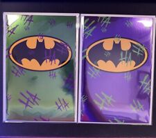 🃏💥 KNIGHT TERRORS BATMAN 1 GREEN AND PURPLE FOIL VARIANT SDCC 2023 SET NM+ picture