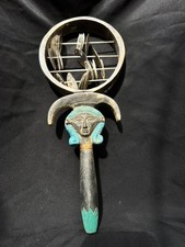 Authentic Ancient Egyptian Artifact Rare Hathor Sistrum Musical Instrument BC picture