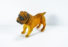 Vintage 1973 Ben Cooper 4.5” Solid Rubber Bulldog Toy Dog Figurine Hong Kong picture
