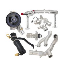 Upgraded Aluminum Coolant Water Pipe System Kit for Jaguar F-Type F-Pace XF X... picture