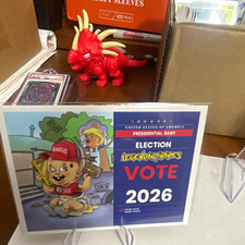Legendary Babes Election 2026 Psycho Steve Ballot #41 I Voted Sticker Cary picture