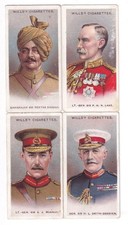 Four 1917 World War I Cards UNITED KINGDOM * INDIA picture