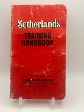 Vintage Sutherland  Lumber Company Training Handbook picture