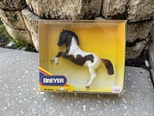 New NIB Retired Classic Breyer Horse #890 Promises Bay Pinto Rearing Stallion picture