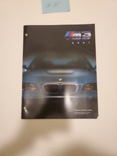 2001 BMW E46 M3 Product Ordering Guide. Brochure. Very Rare Collectible Book. picture