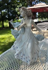 Lladró Summer Serenade 12.75 inch Statue Figurine - Blue/White picture
