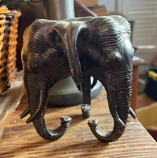VNT Japanese Cast Bronze /Metal Triple Elephant Head Sensor  picture