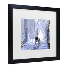 Trademark Fine Art Framed Wall Art - Macneil Studio Christmas Magic - 11x11 picture