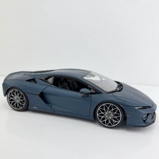 Bburago 1/18 Lamborghini Temerario Blue Completed Diecast Car - No Side Mirror picture