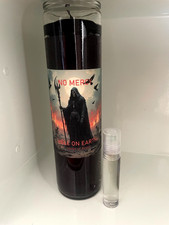 Demonic No Mercy- Hell On Earth Black Candle W/Spell Oil Kit Hoodoo Wicca picture