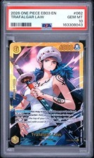 2026 One Piece Eb03 EN Trafalgar Law #062 PSA 10 picture