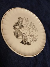  1958 Jazz Commemorative Plate Louis Armstrong, Duke Ellington & Benny Goodman picture