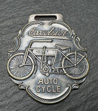 REPRODUCTION? EXCELSIOR AUTO CYCLE METAL ADVERTISING FOB N674 picture