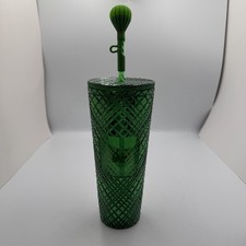 Starbucks Wicked Emerald City Tumbler 24 OZ w/Straw NEW picture