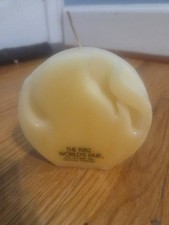 Vintage 1982 World's Fair Flame Candle Souvenir Knoxville TN Unburned picture