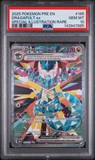 2025 POKEMON PRE EN-PRISMATIC EVOLUTIONS #165 DRAGAPULT ex PSA 10 picture