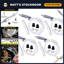 4 PCS Universal Brake Fluid Deflerator, Brake Bleed Hose, Brake System Bleeding picture