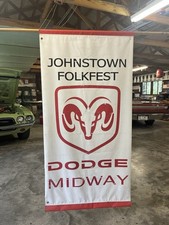 Johnstown Folk Fest Dodge Midway Banner mopar picture