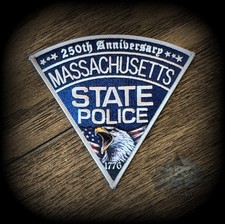 Mass State Police 250th Anniversary Patch picture
