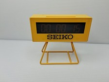 SEIKO Marathon Clock Yellow Digital Sports Timer picture