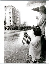 1960's U.S. MILITARY PARADE GIRL FLAG 8.5